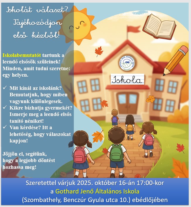 plakat iskolabemutato